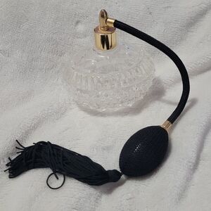 Vintage  Glass/ Crystal Perfume  Atomizer